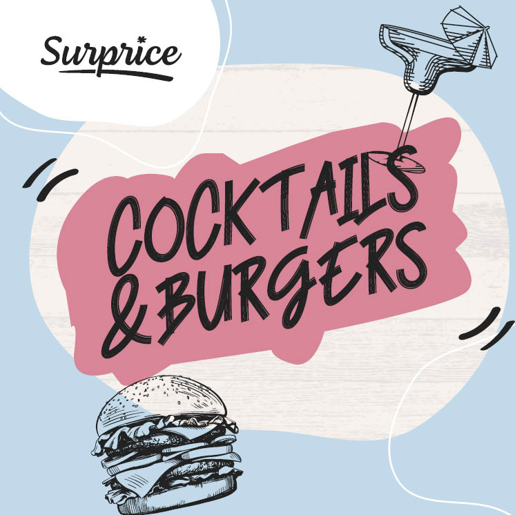 Surprice Cocktails & Burgers