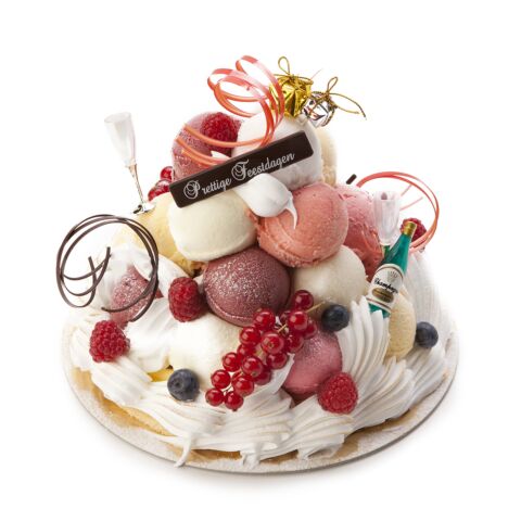 Sorbetmandje met verse vruchtensorbet 10/12 personen