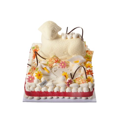 Ijslam op rechthoekige sokkel