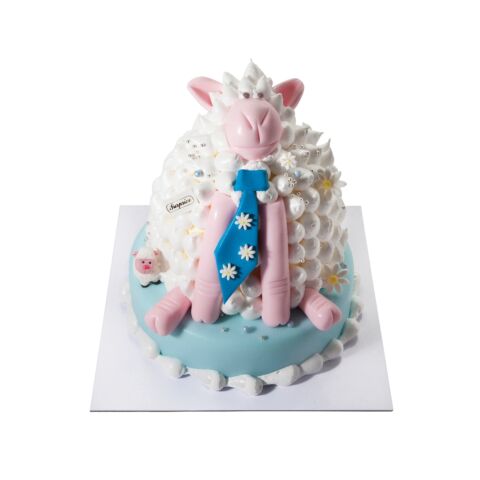 Communietaart met modern ijslam jongensversie