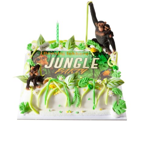 Themataart met suikerpasta Jungle