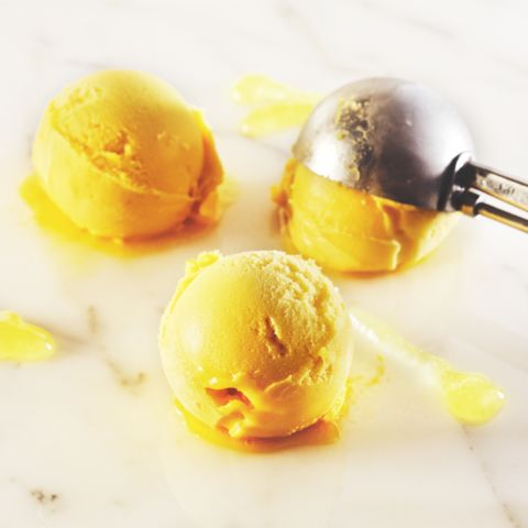 Mango sorbet