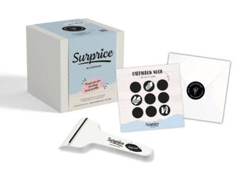 Surprice cadeaubon mét gadget vanaf 25 euro